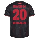 Nogometni Dresovi Bayer 04 Leverkusen Alejandro Grimaldo 20 Domaći 2025-26 Kratkih Rukava